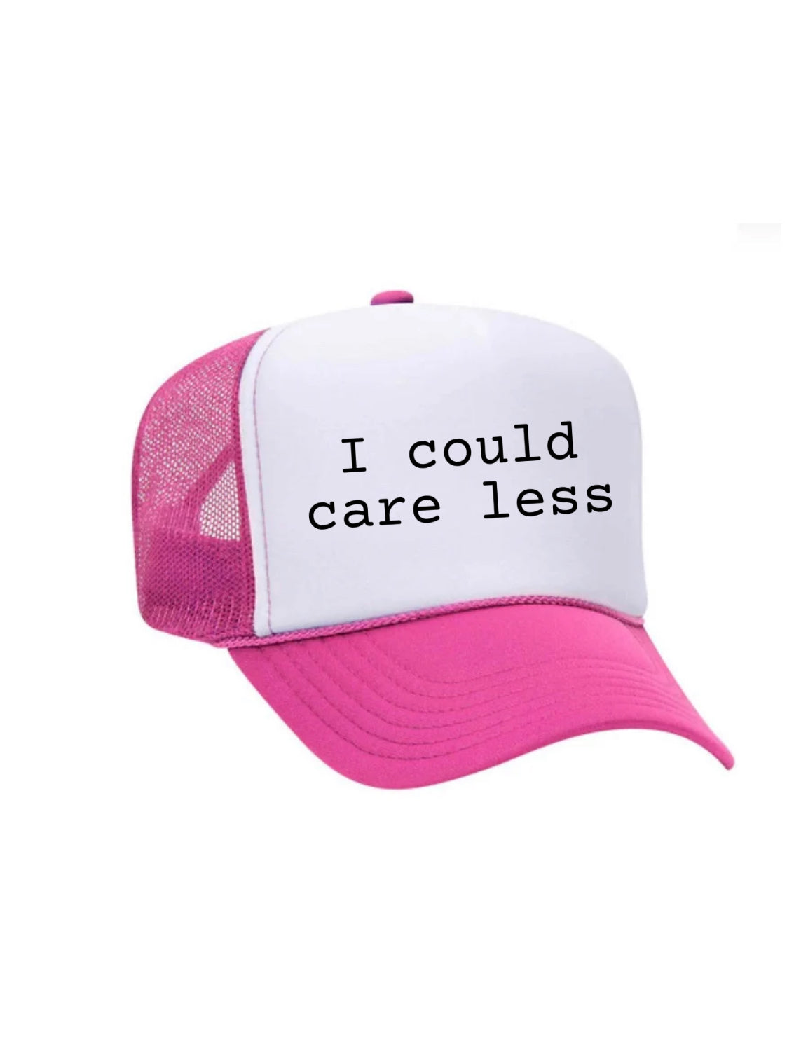 I Could Care Less Trucker Hat