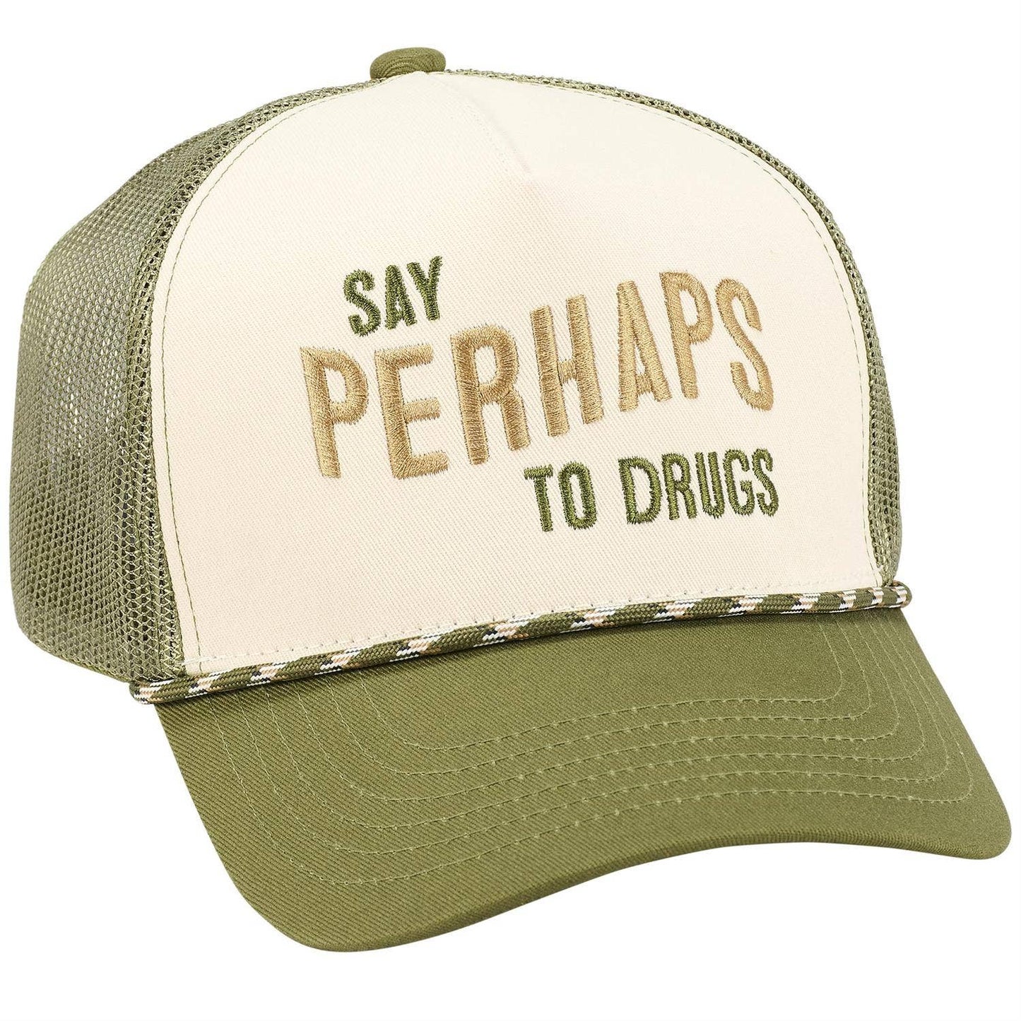Say Perhaps - Embroidered Trucker Hat
