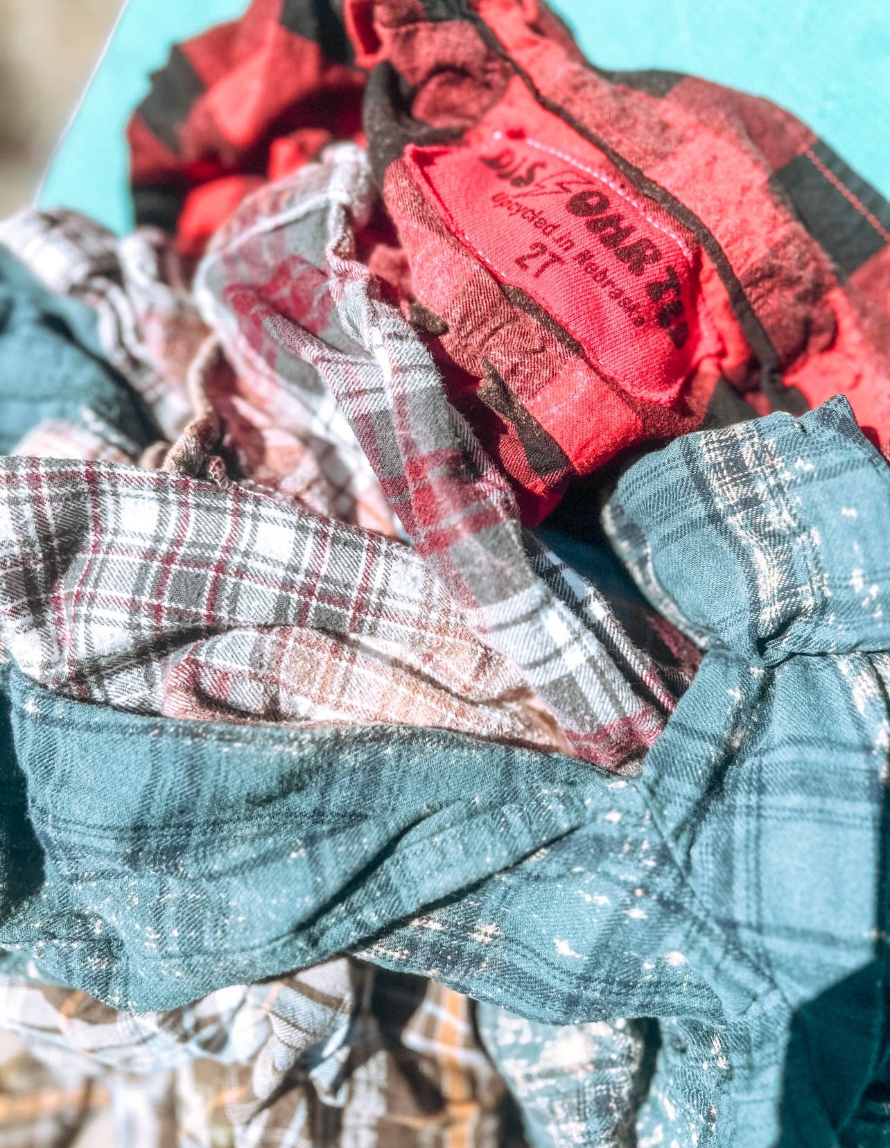 Toddler Logo Bleached Flannels