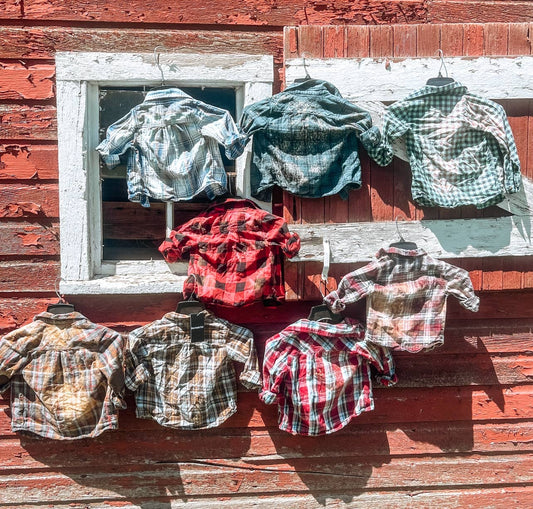 Toddler Logo Bleached Flannels