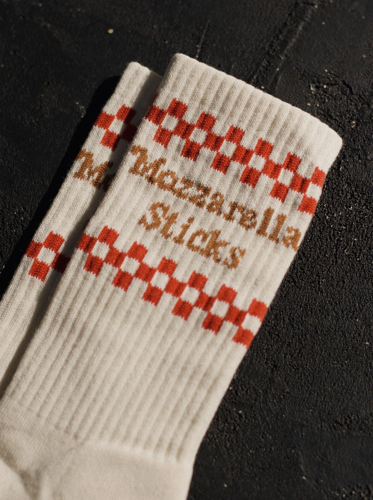 Mozzarella Sticks Crew Socks