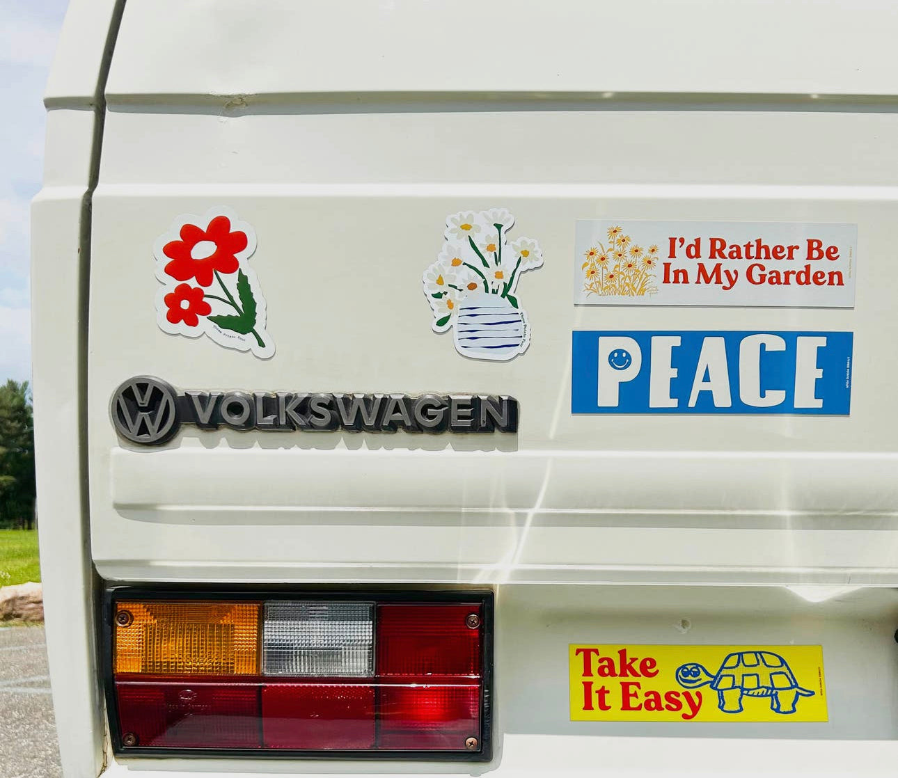 I’d Rather Be In My Garden Bumper Magnet