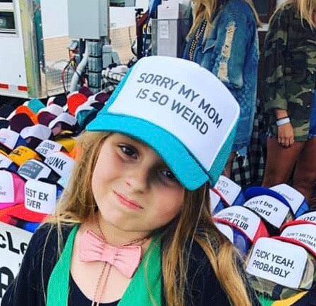 Sorry My Mom is so Weird Trucker Hat