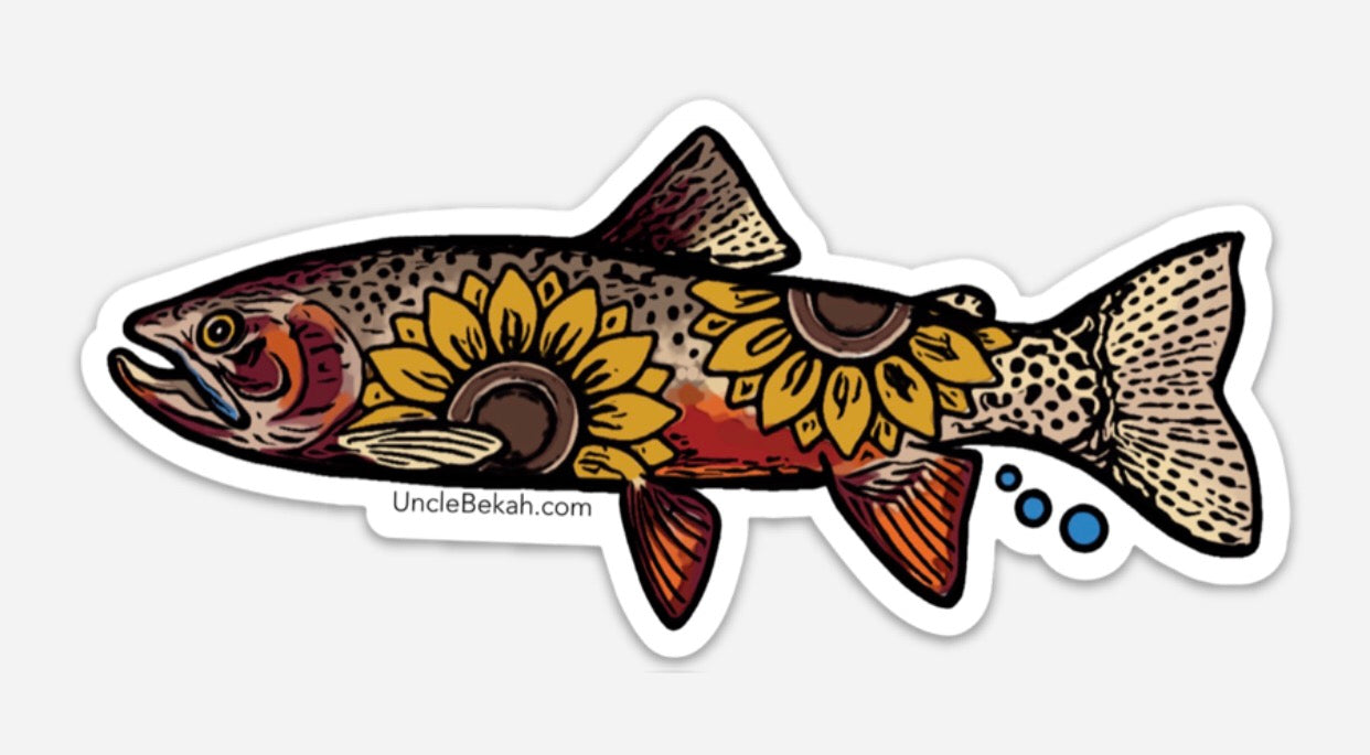 Trout Sticker