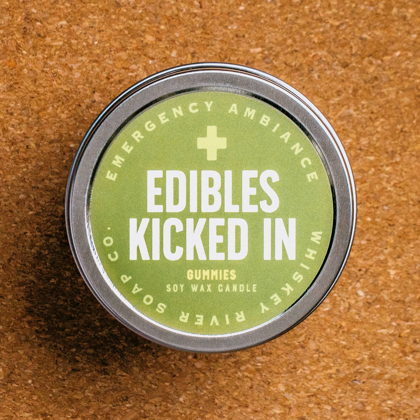 Edibles Kicked In Emergency Ambiance Travel Tin | Funny Cand