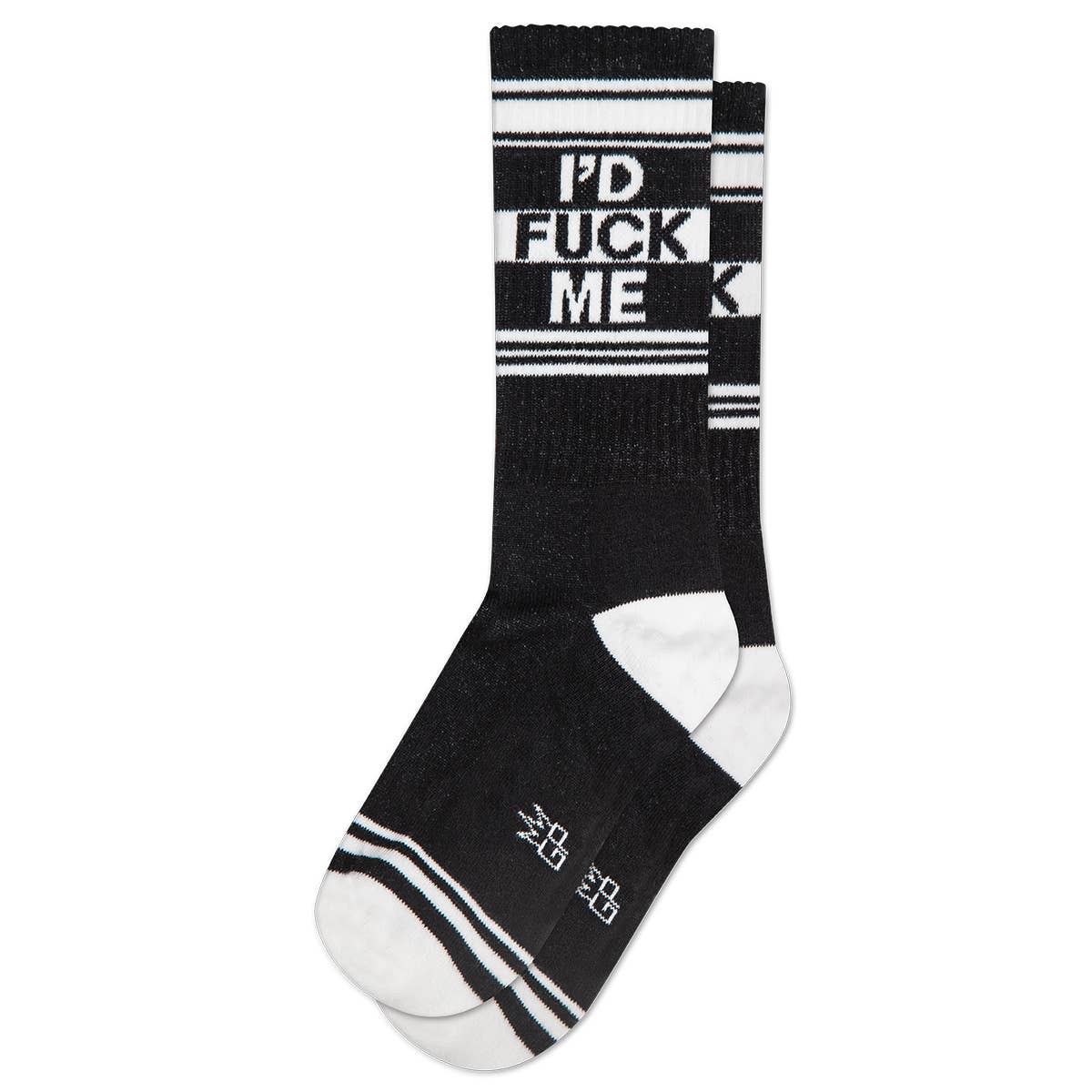 I'd Fuck Me - Black Gym Crew Socks