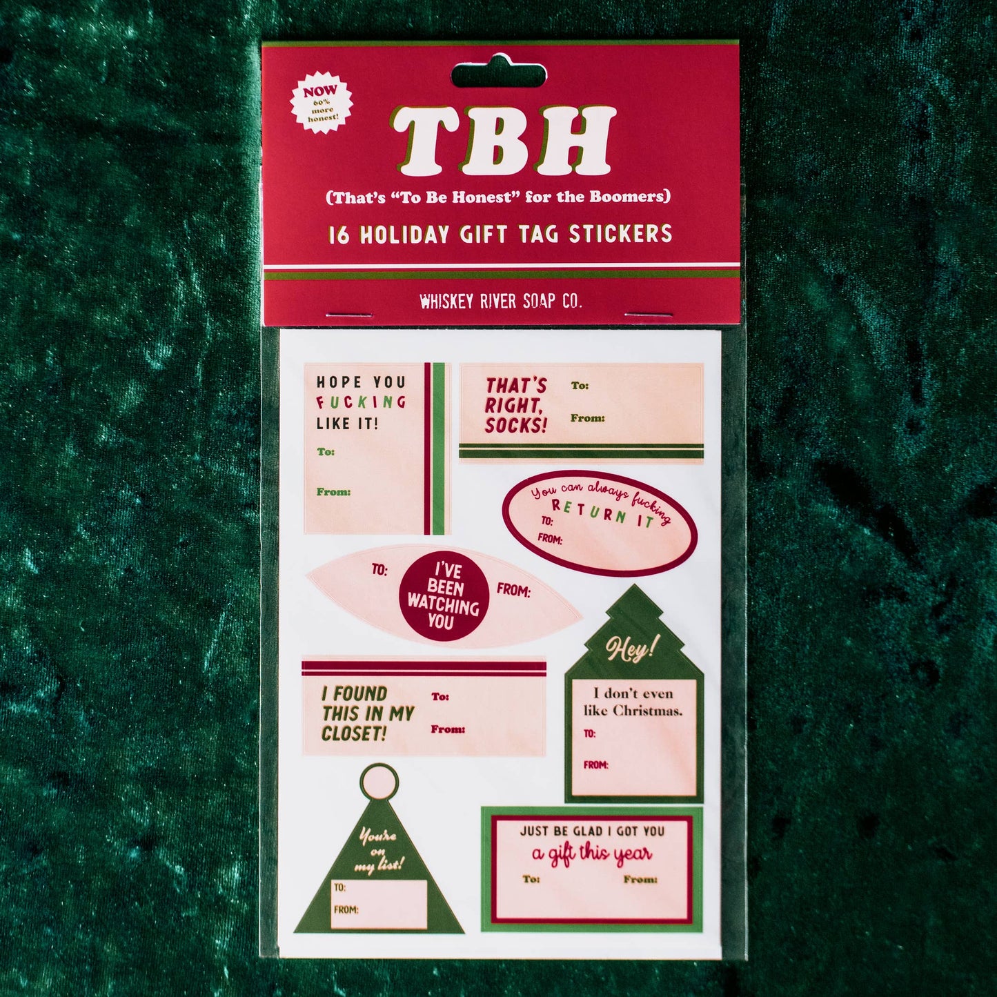 TBH Holiday Gift Tags-Red Label