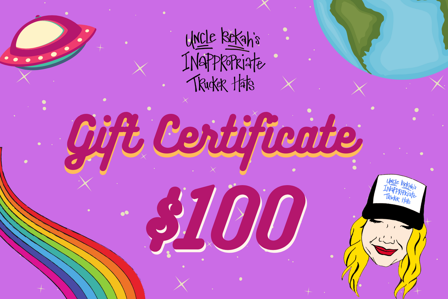 Uncle Bekah's Inappropriate Trucker Hats Gift Card