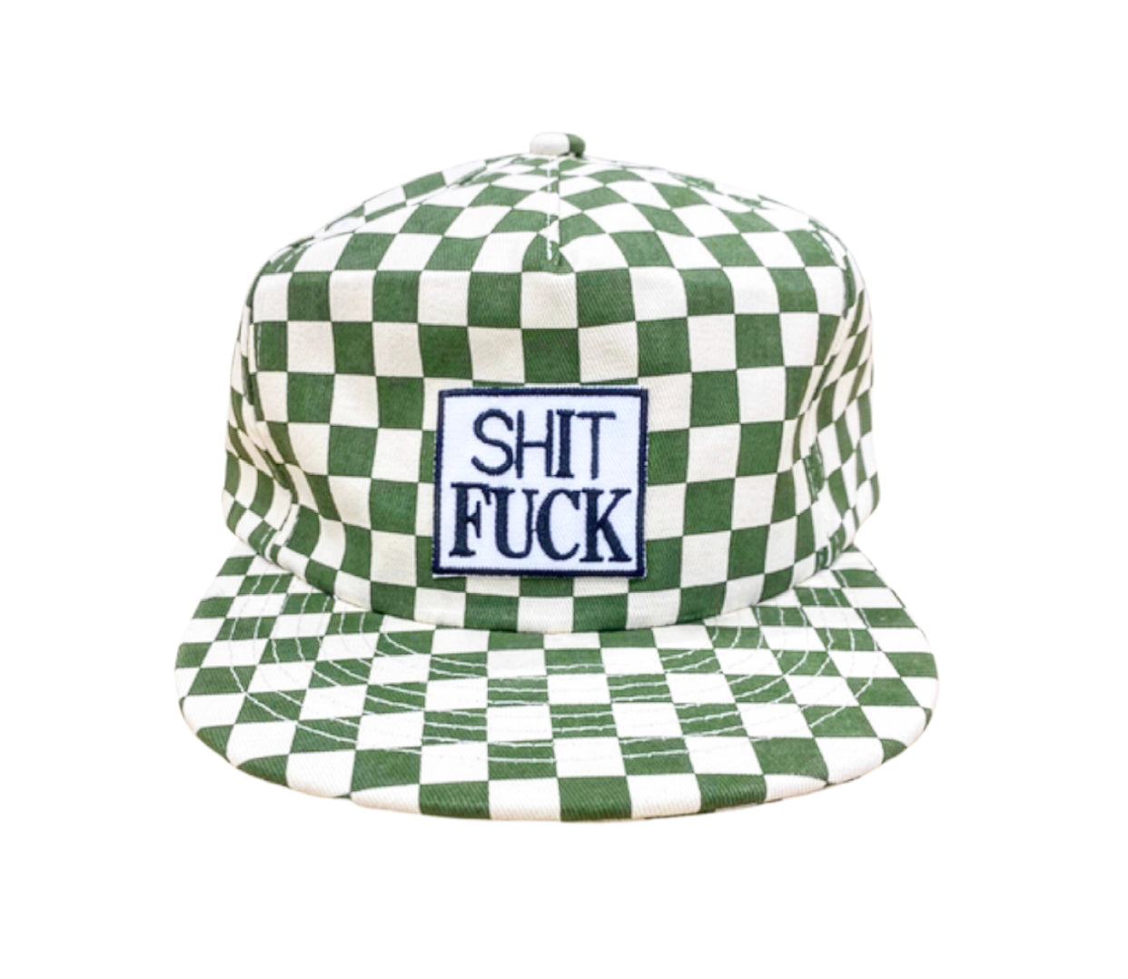 Shit Fuck Checkered Hat