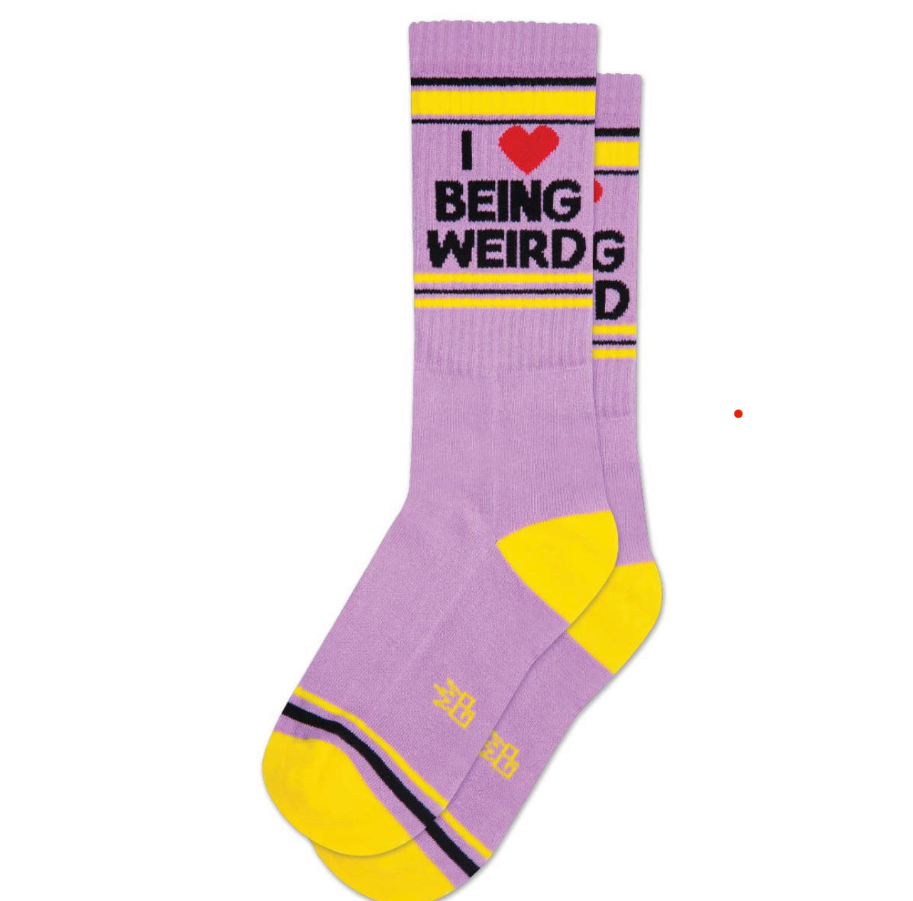 I ♥️ Being Weird Gym Crew Socks