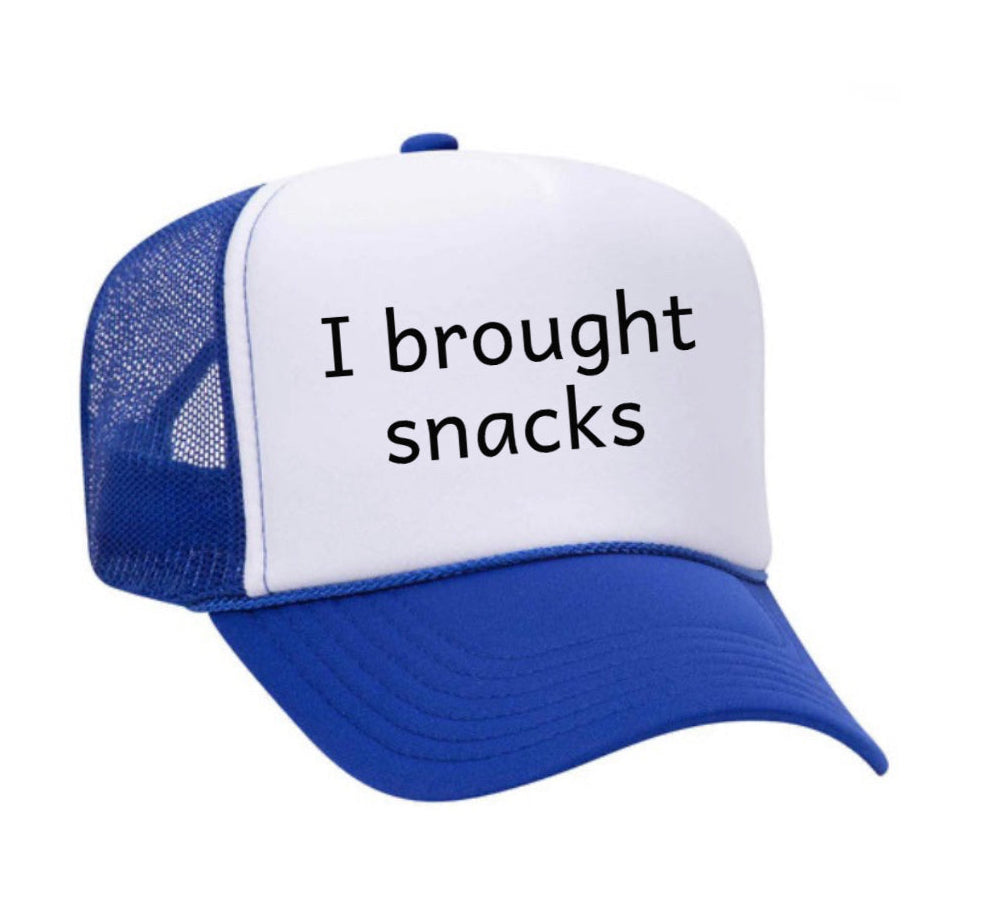 I Brought Snacks Trucker Hat