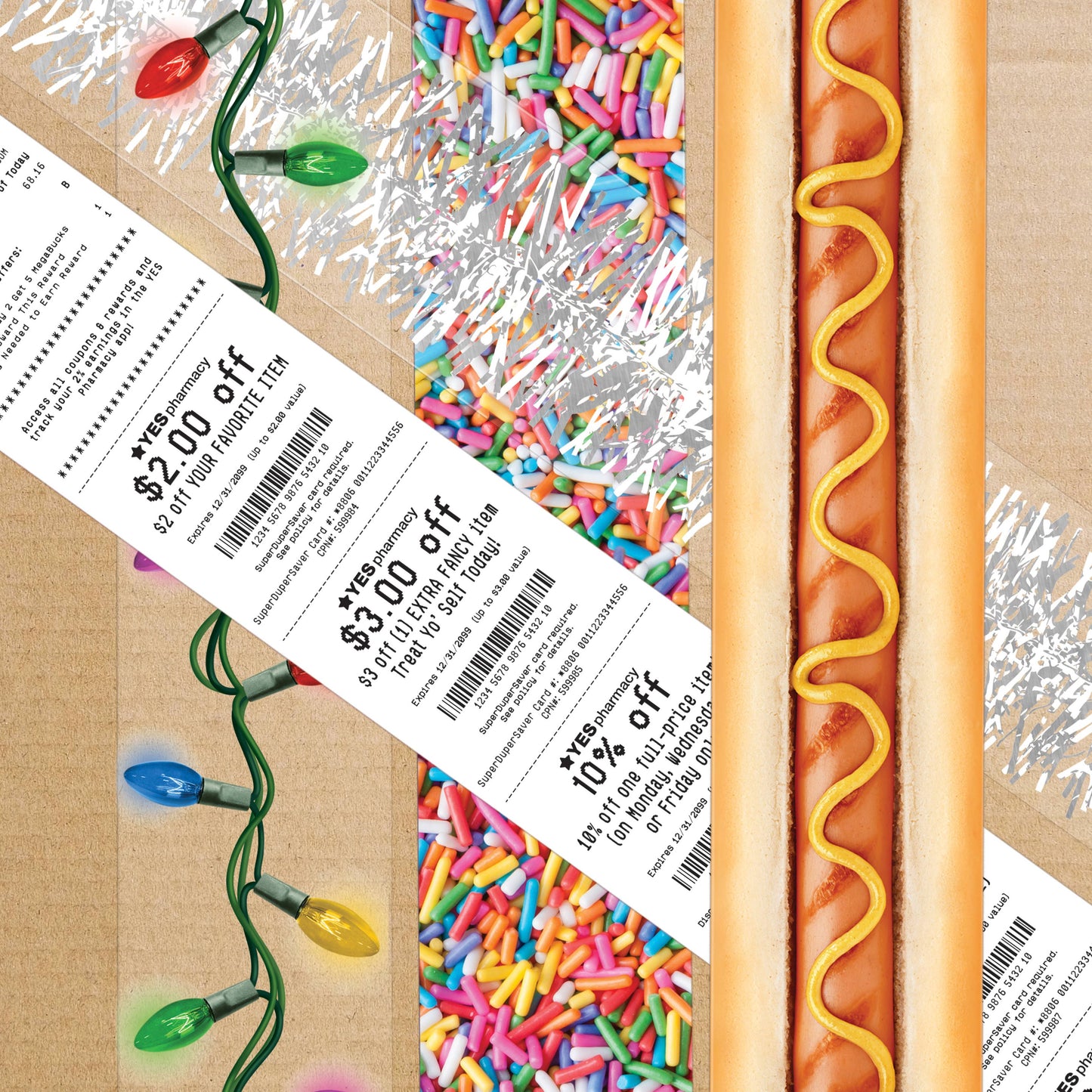 Special Delivery - HOT DOG - Printed Packing Tape