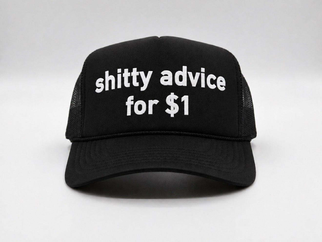 Shitty Advice for $1 (Solid Black)
