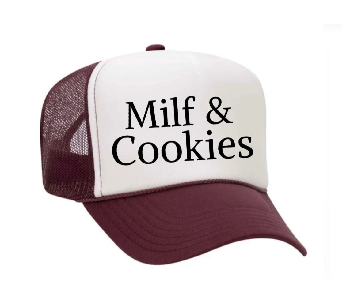 Milf & Cookies Trucker Hat