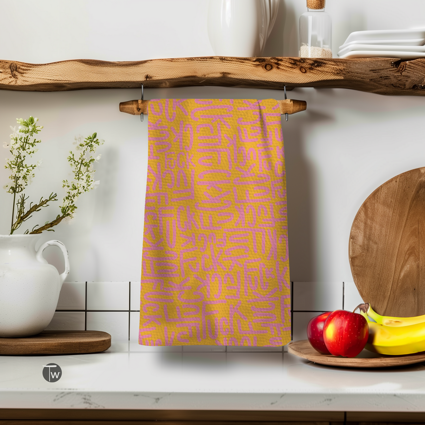 Psychedelic Graffiti Kitchen Towel