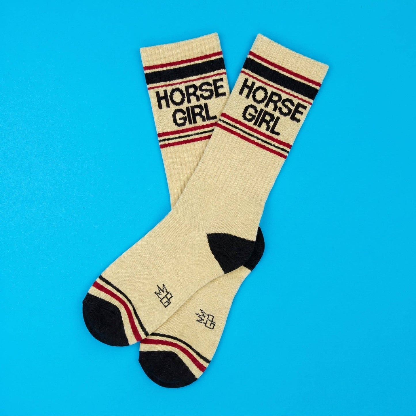 Horse Girl Gym Crew Socks