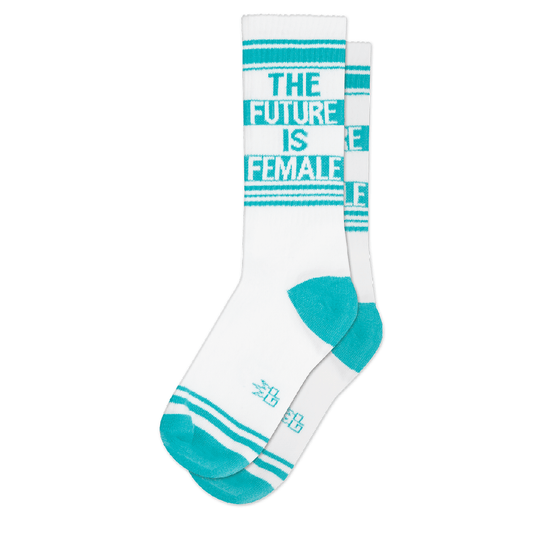 The Future is Female Gym Crew Socks