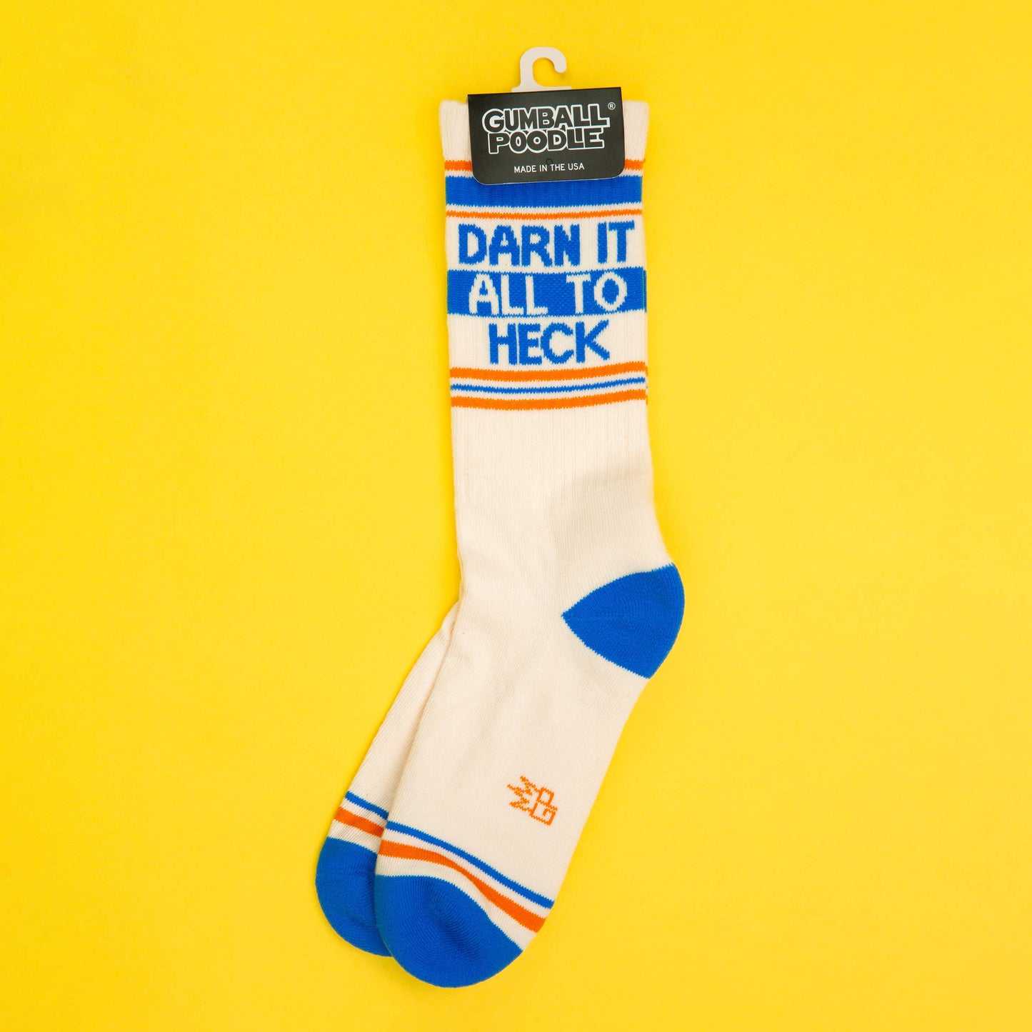 Darn It All To Heck Gym Crew Socks