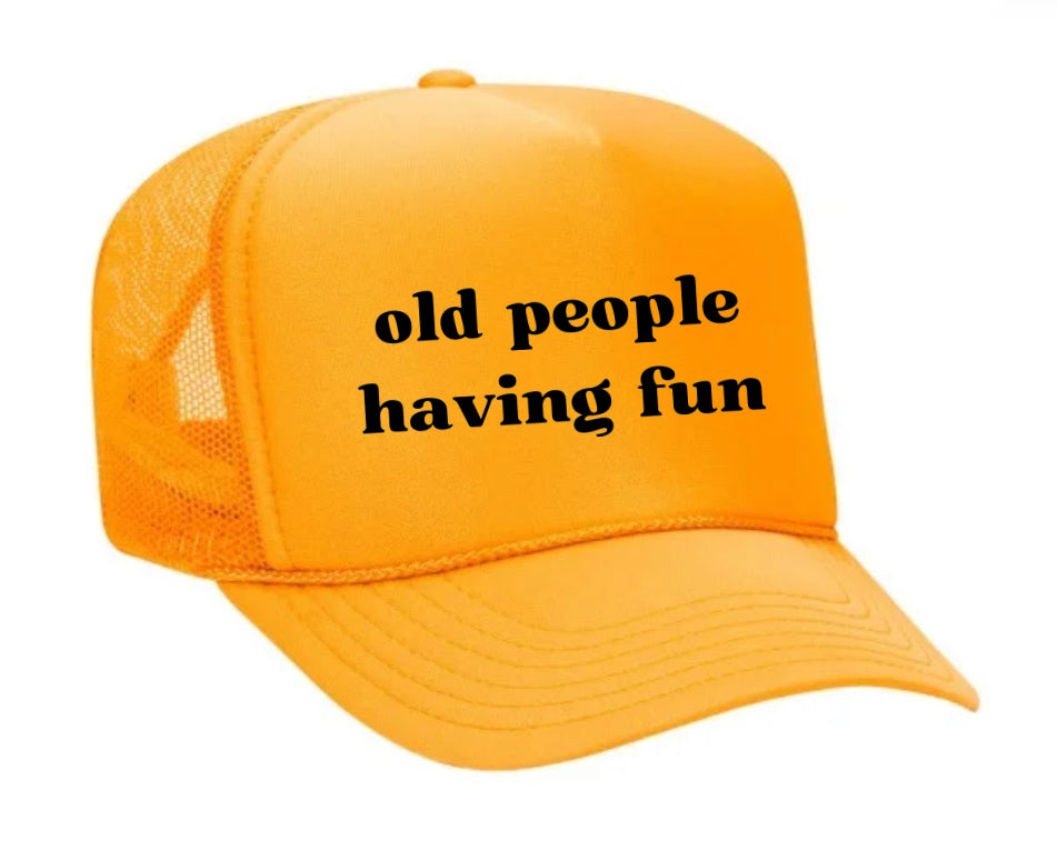 Old people having fun Trucker Hat