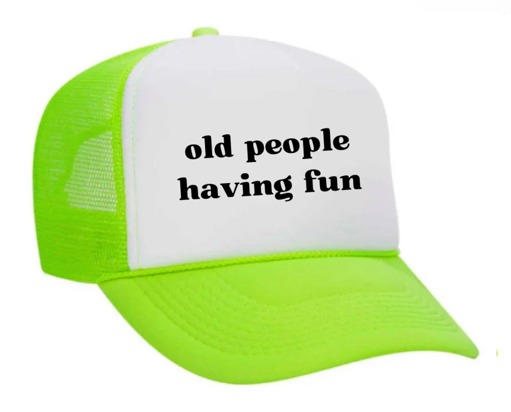 Old people having fun Trucker Hat