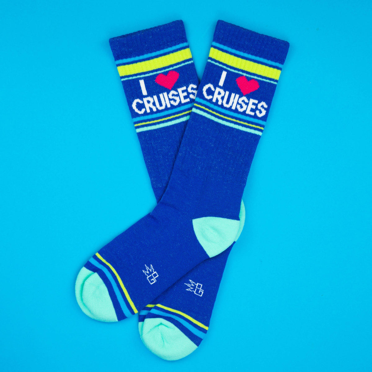 I ❤️ Cruises Gym Crew Socks