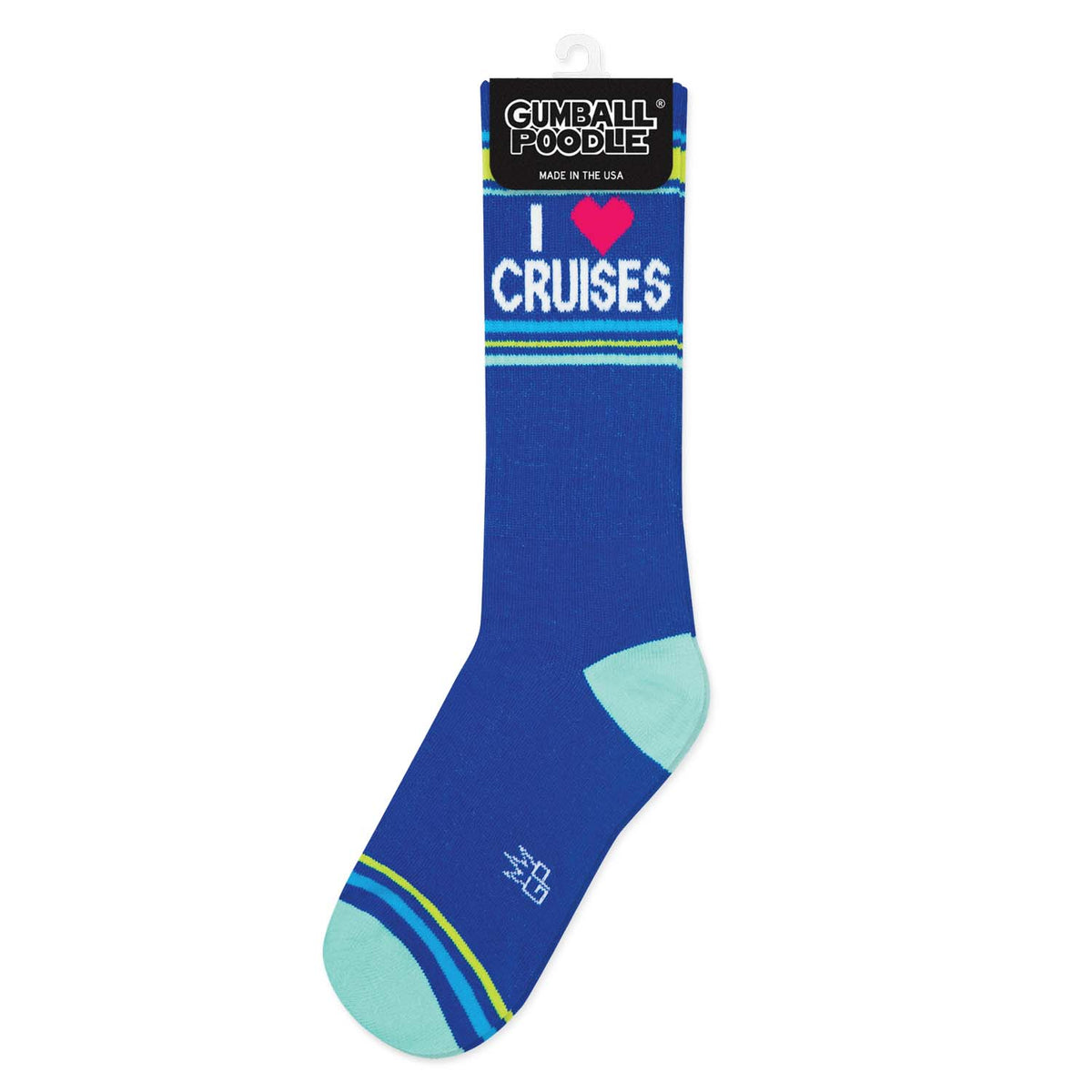 I ❤️ Cruises Gym Crew Socks