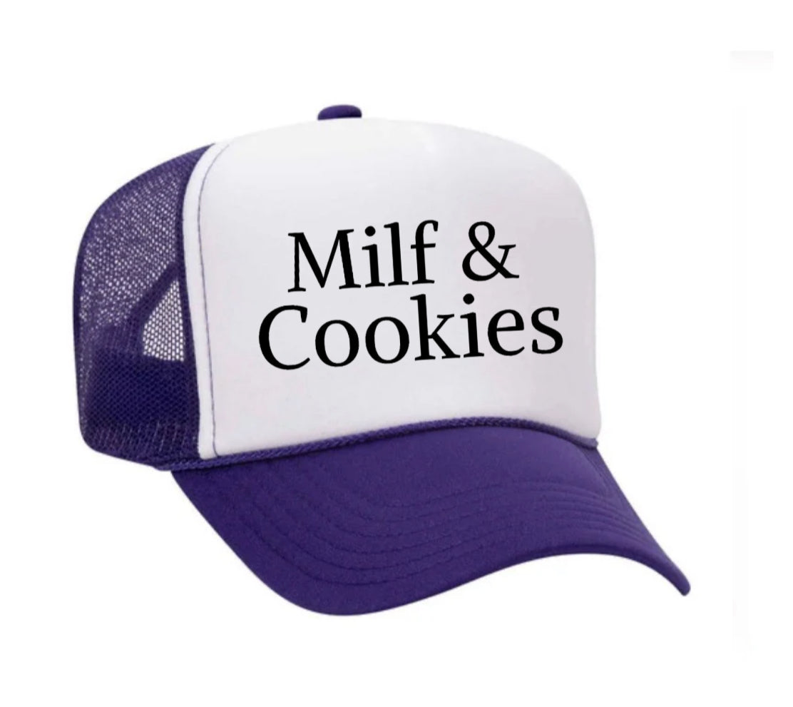 Milf & Cookies Trucker Hat