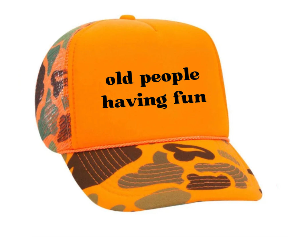 Old people having fun Trucker Hat