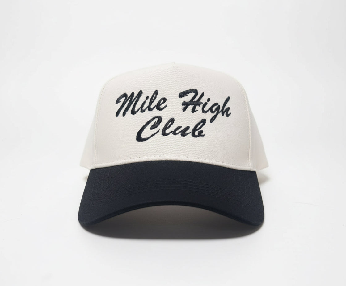 Mile High Club Embroidered Hat