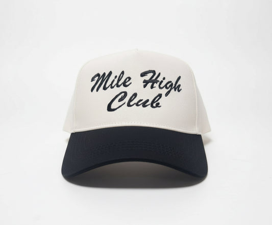 Mile High Club Embroidered Hat