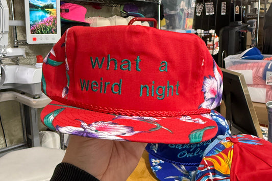 What A Weird Night | Vintage Hawaiian Hat