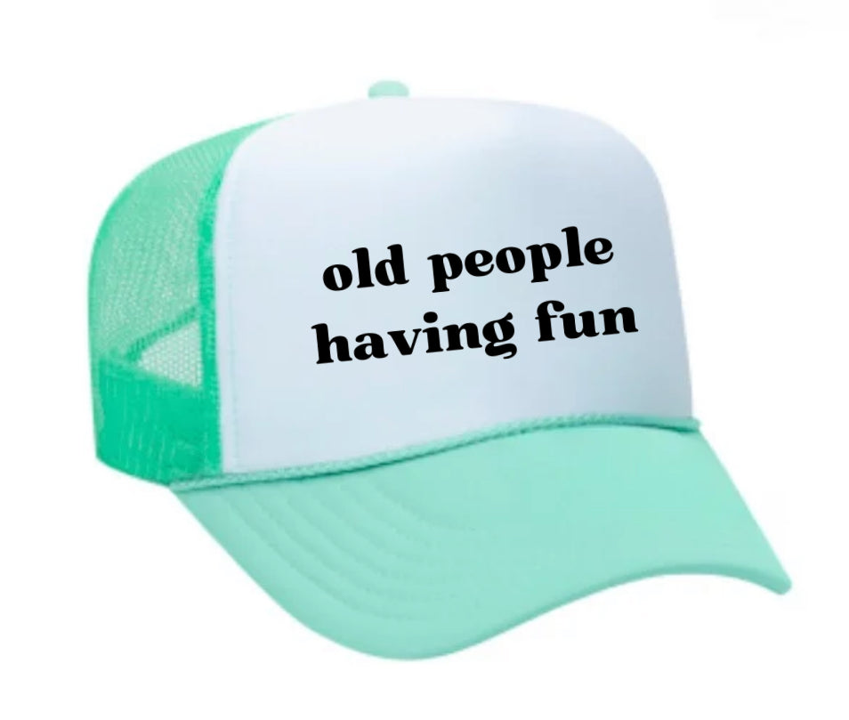 Old people having fun Trucker Hat