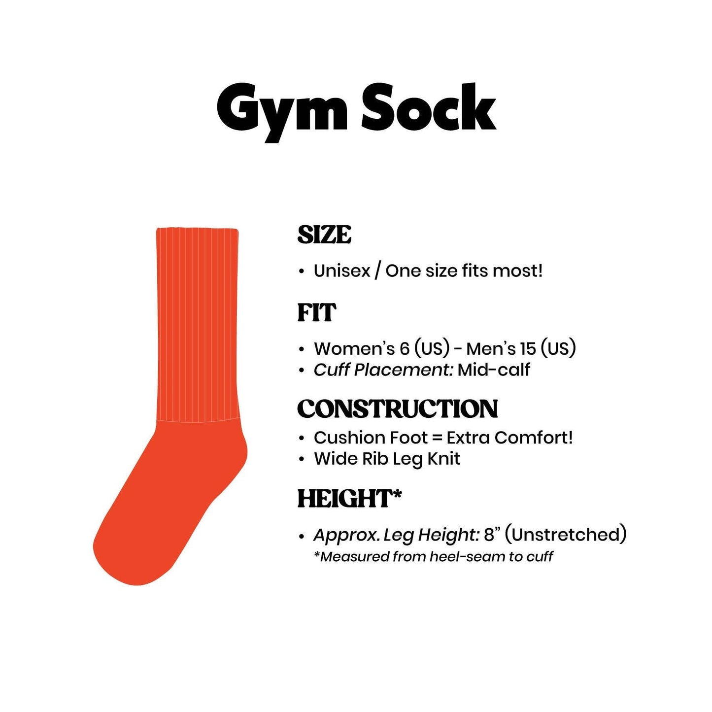 Horse Girl Gym Crew Socks