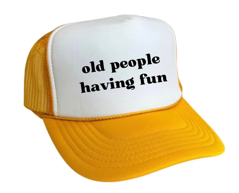 Old people having fun Trucker Hat