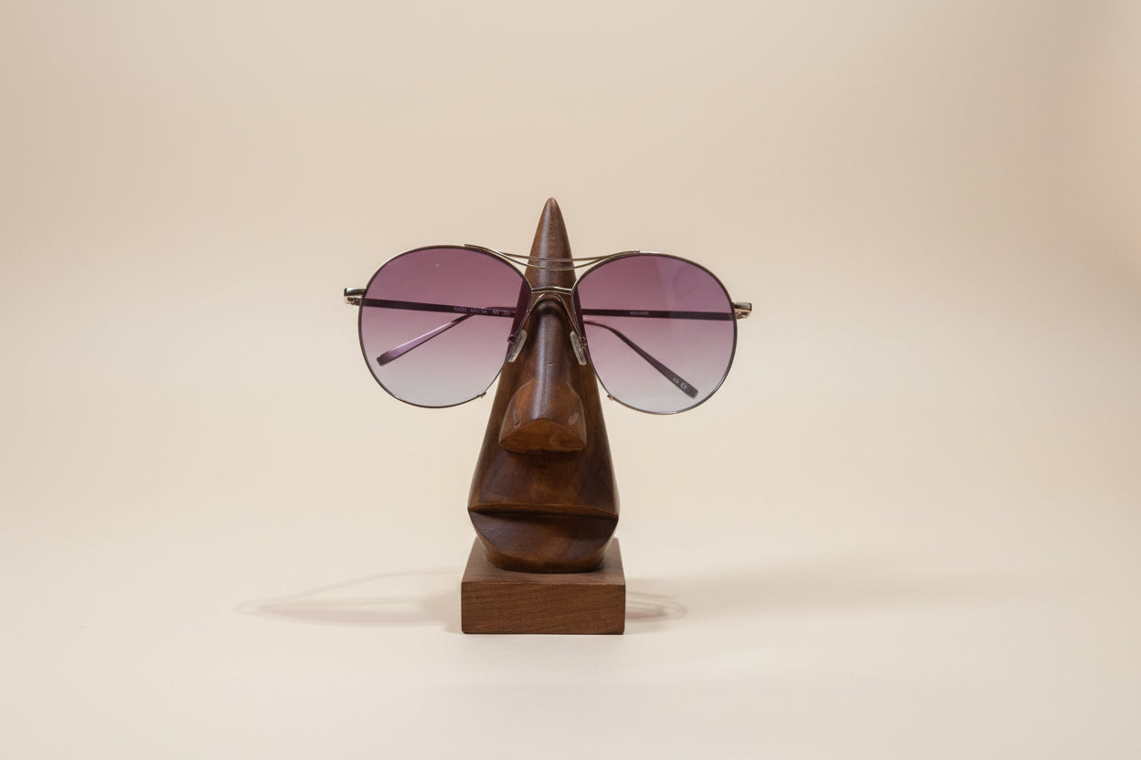 Wooden Sunglass Display