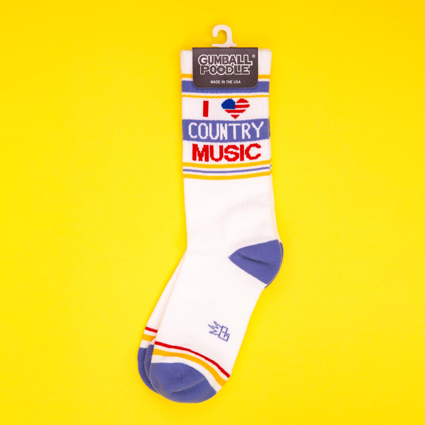 I ❤️ Country Music Gym Crew Socks