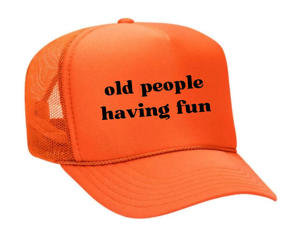 Old people having fun Trucker Hat