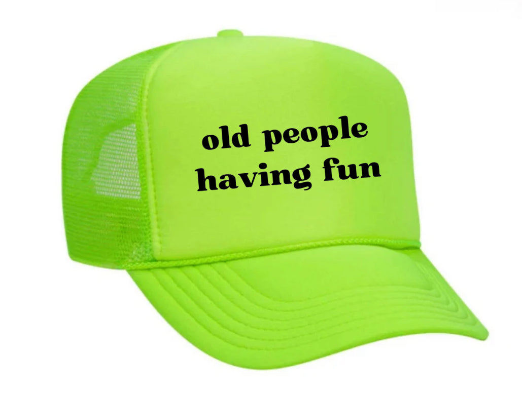 Old people having fun Trucker Hat