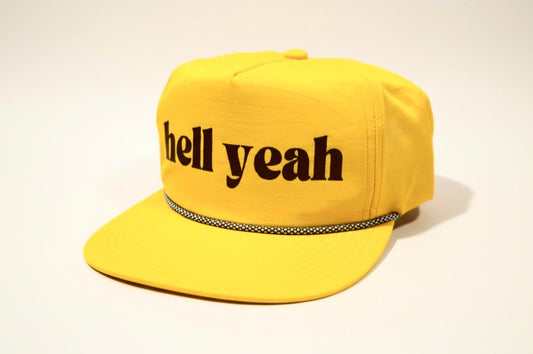 hell yeah (gold w/rope)