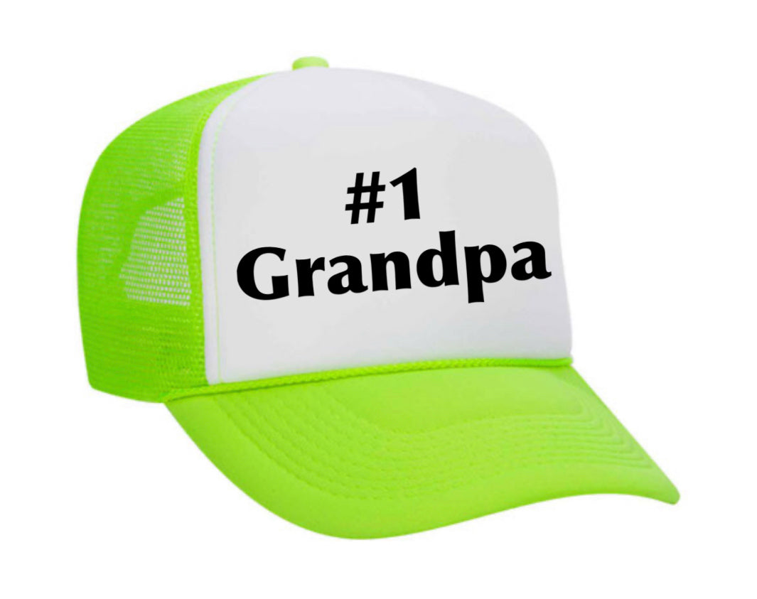 1 Grandpa Trucker Hat