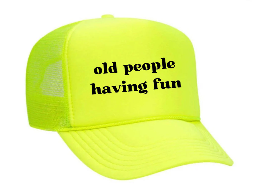 Old people having fun Trucker Hat