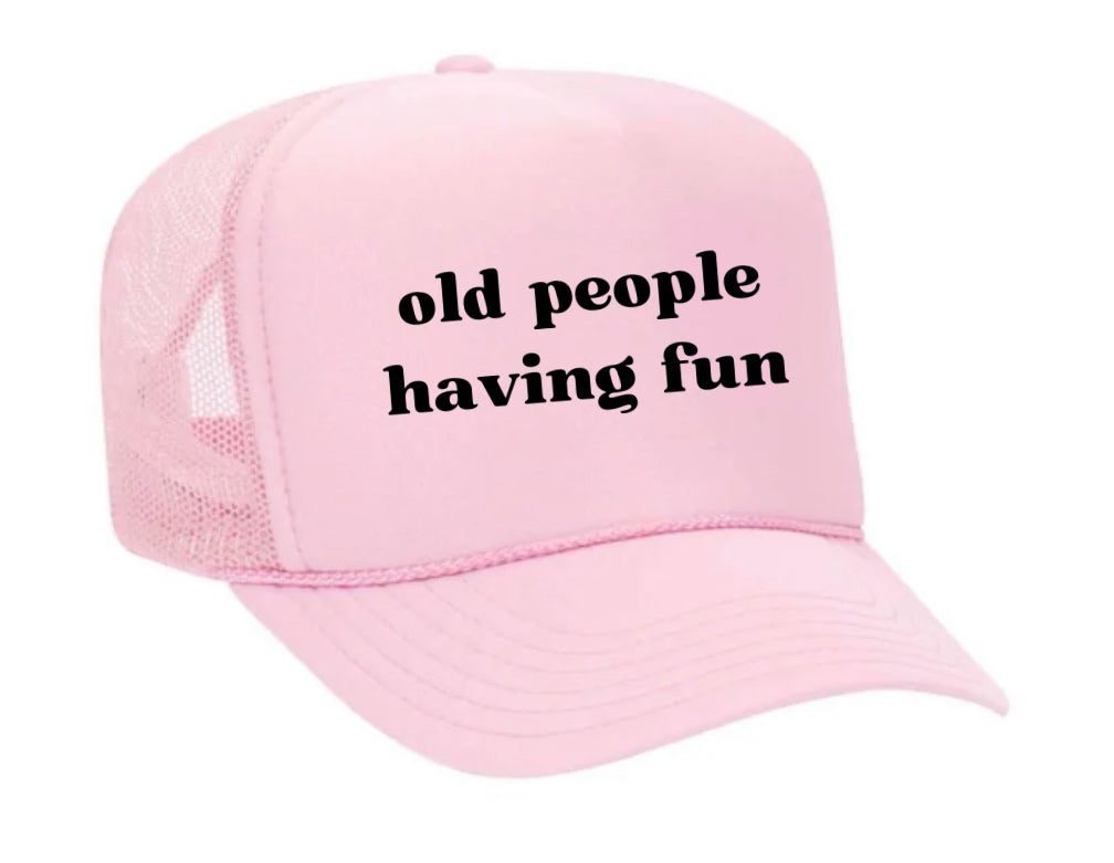 Old people having fun Trucker Hat