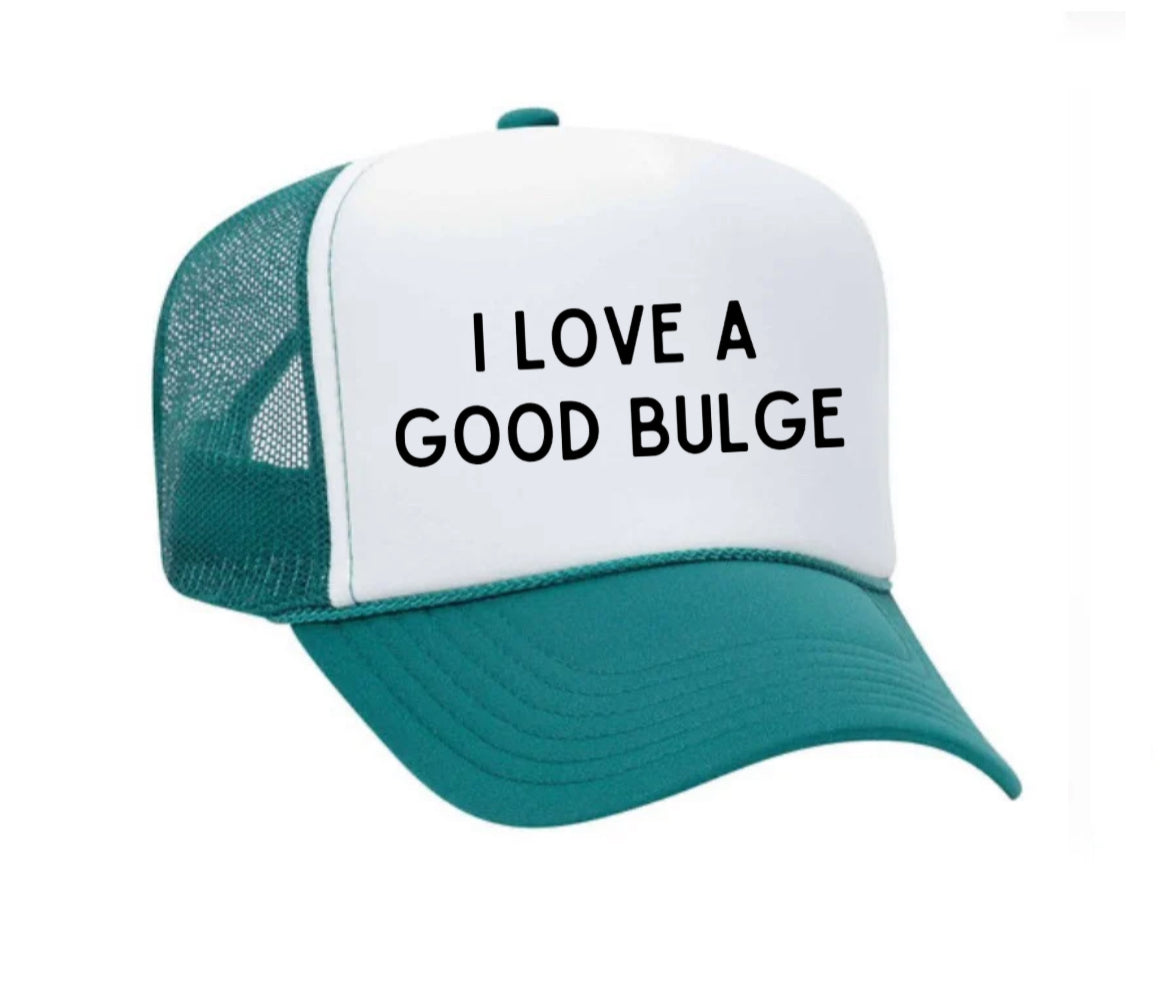 I Love A Good Bulge Trucker Hat