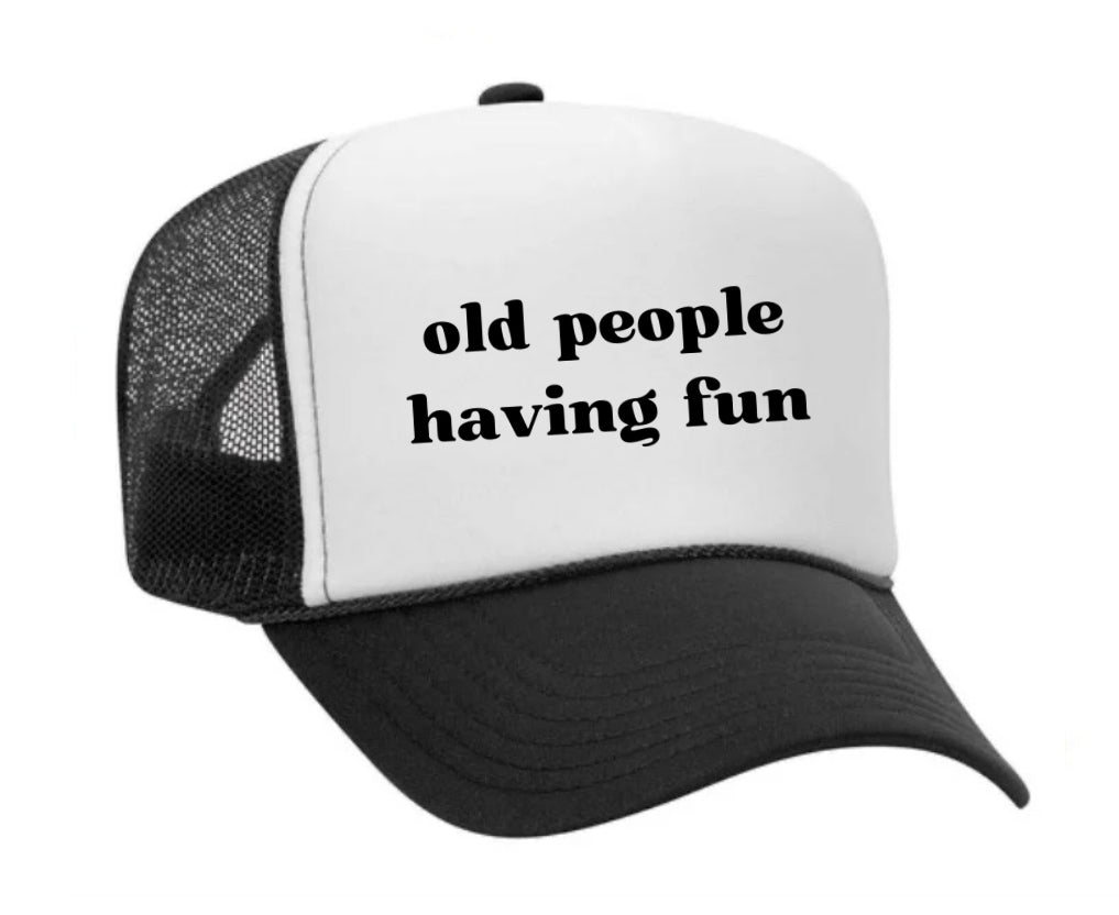 Old people having fun Trucker Hat