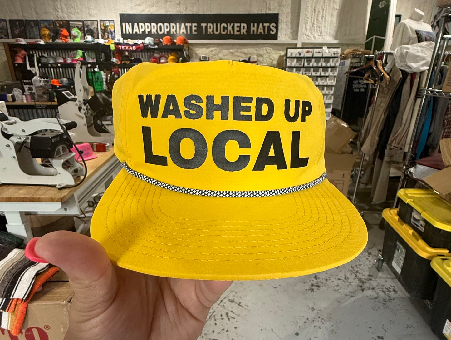 WASHED UP LOCAL