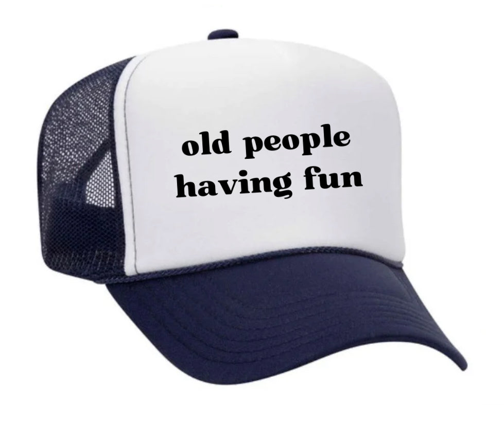 Old people having fun Trucker Hat