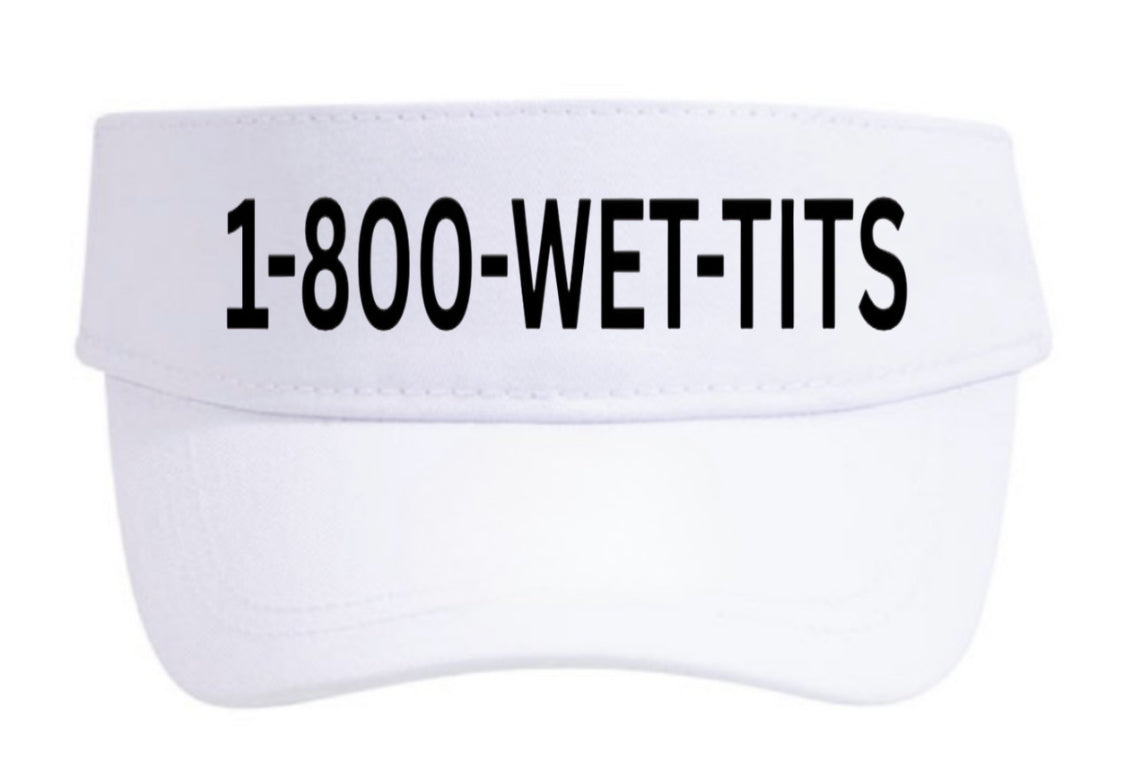 1-800-WET-TITS Visor