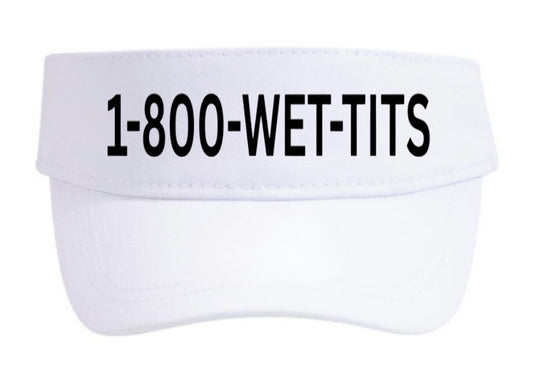 1-800-WET-TITS Visor