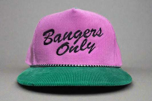 Bangers Only - Pink/Green Embroidered Hat