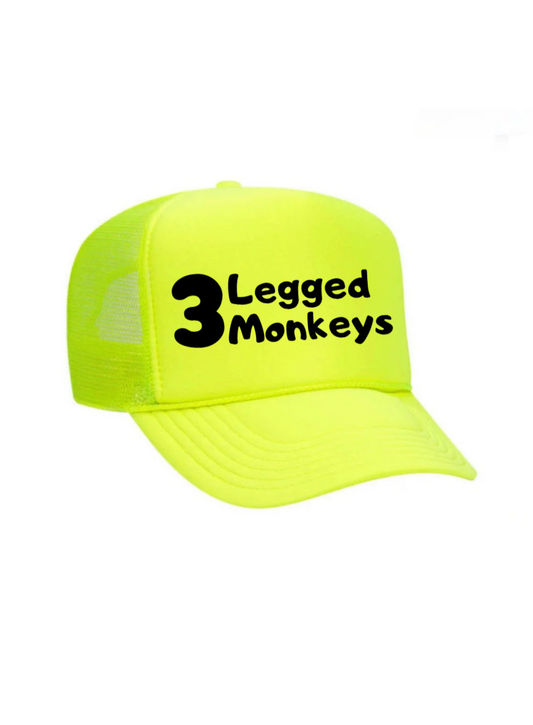 3 Legged Monkeys Trucker Hat
